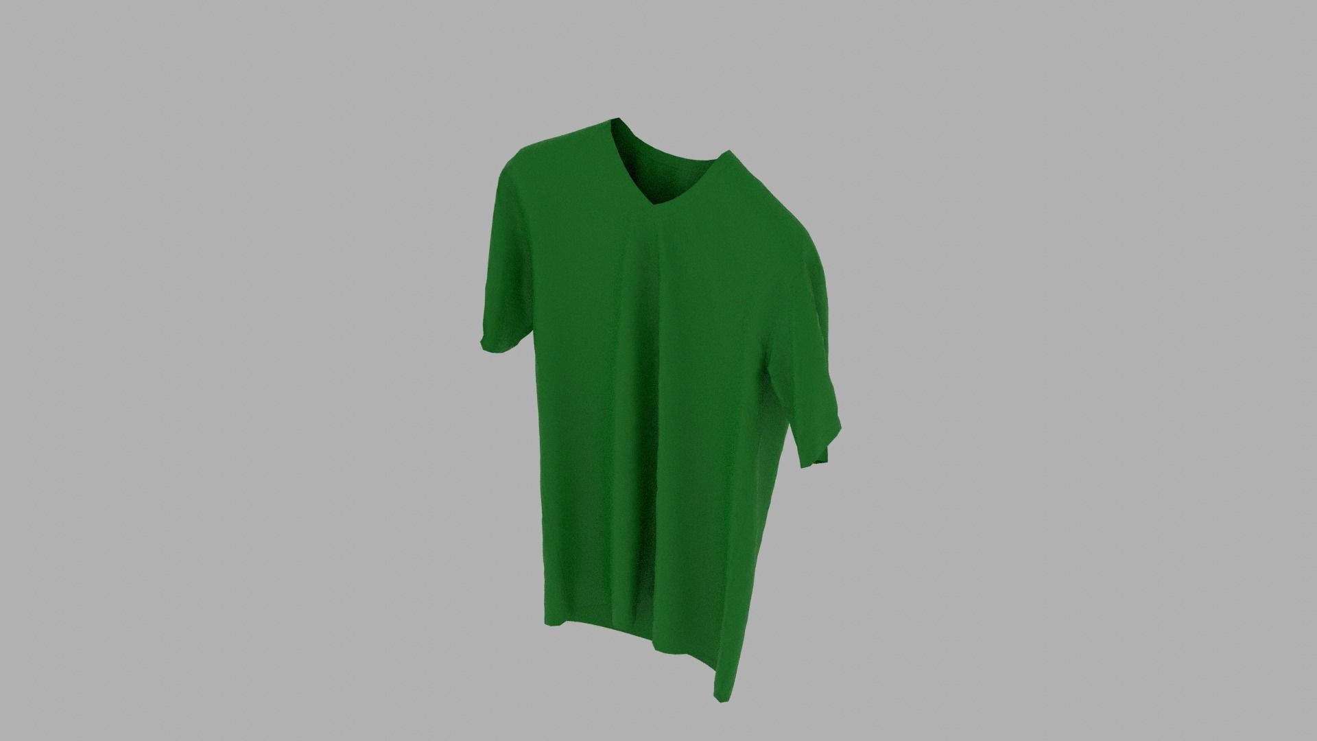 T-shirt dress Low-poly 3D model_6