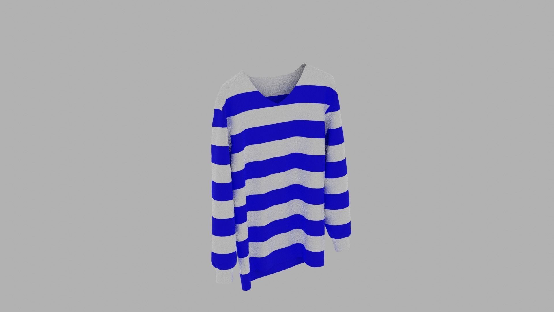 Sweater Clothing Low-poly 3D model_4