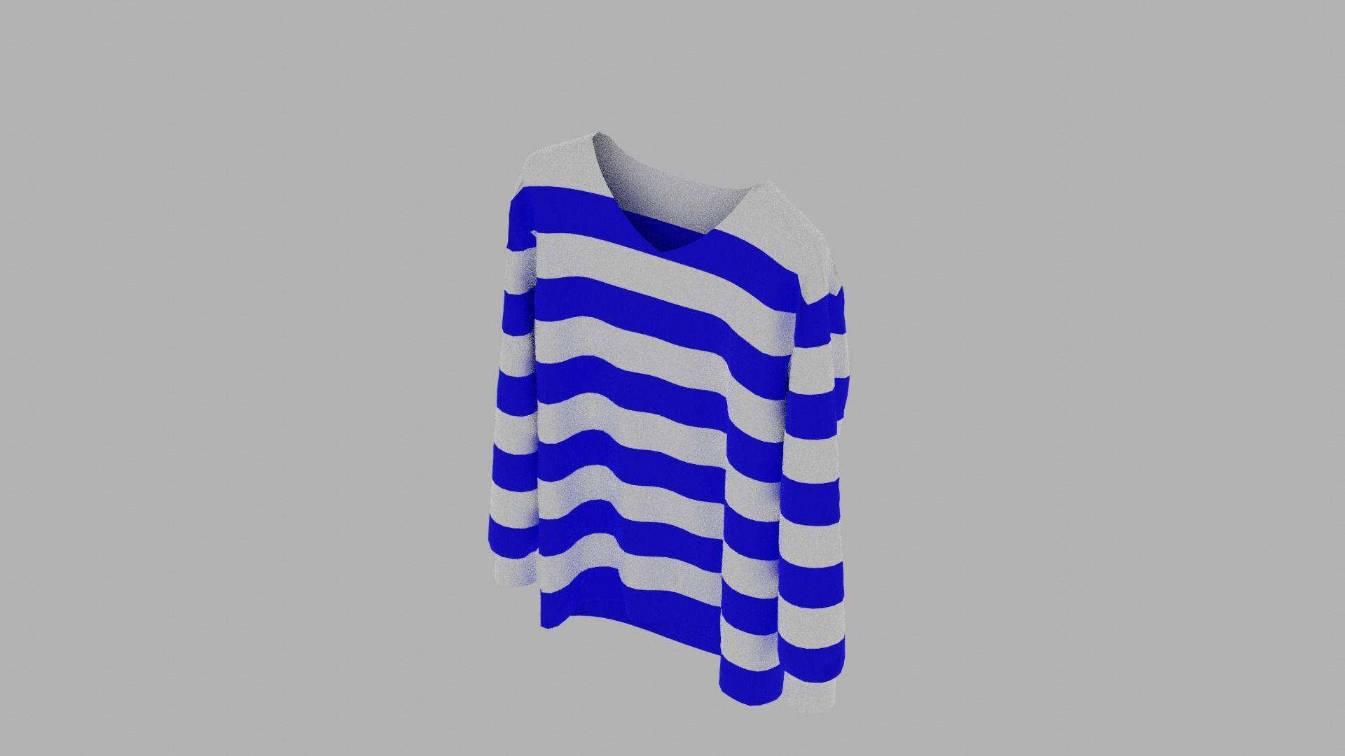 Sweater Clothing Low-poly 3D model_6