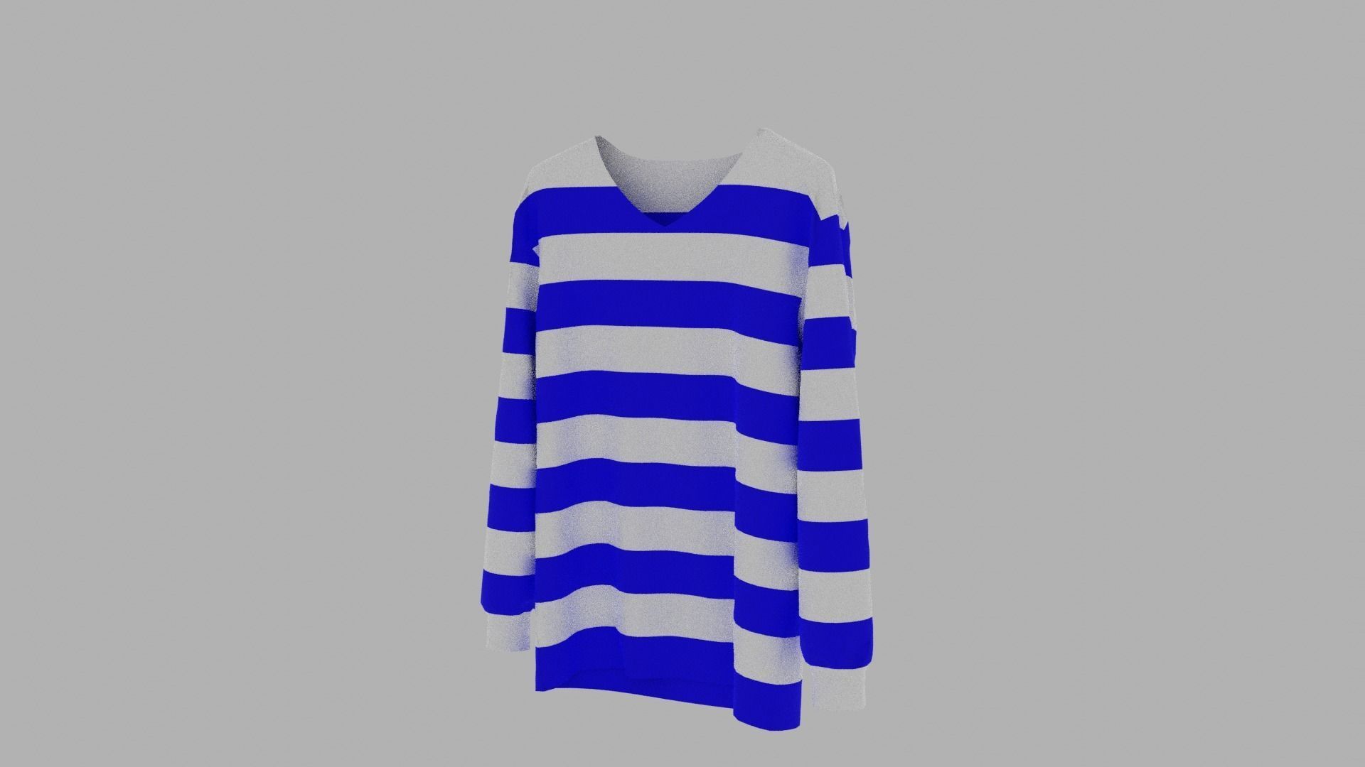Sweater Clothing Low-poly 3D model_2