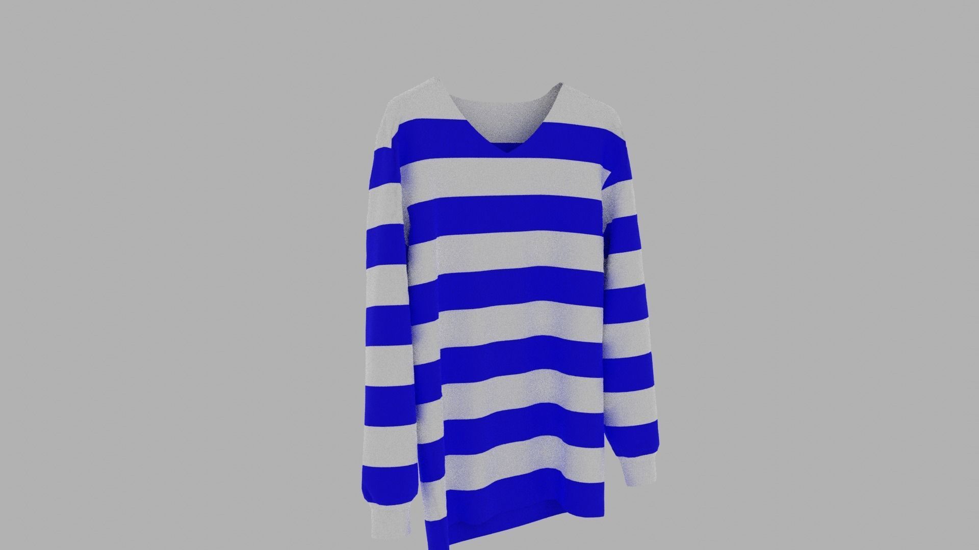 Sweater Clothing Low-poly 3D model_3