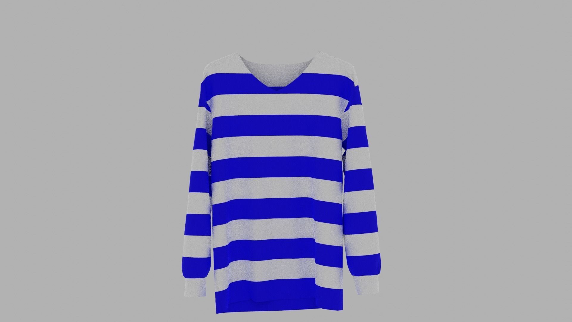 Sweater Clothing Low-poly 3D model_1