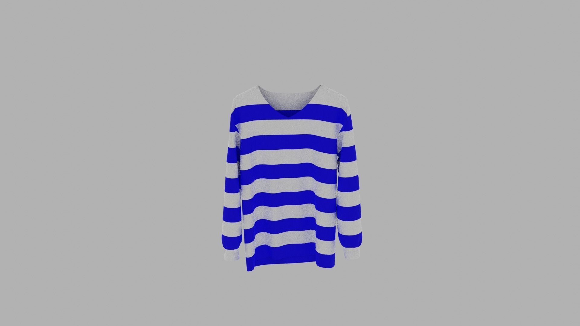 Sweater Clothing Low-poly 3D model_5