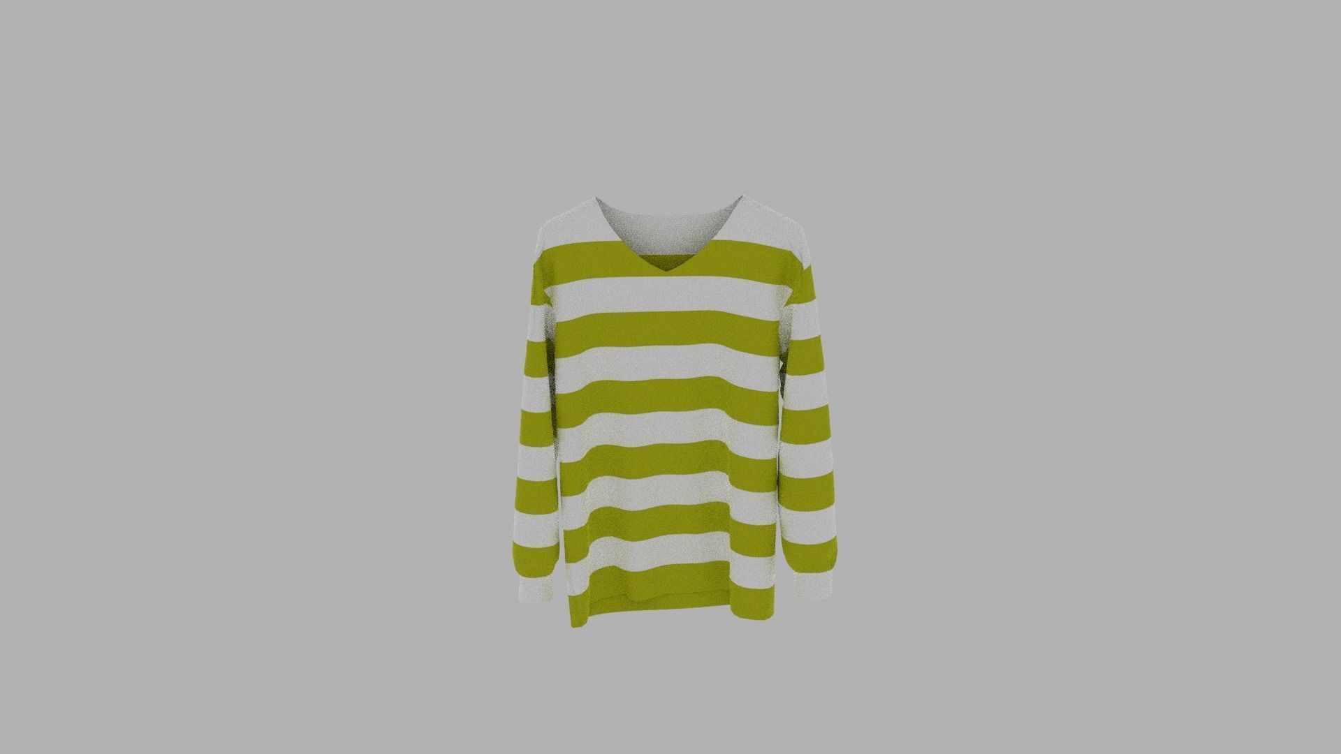 Sweater Clothing Low-poly 3D model_5