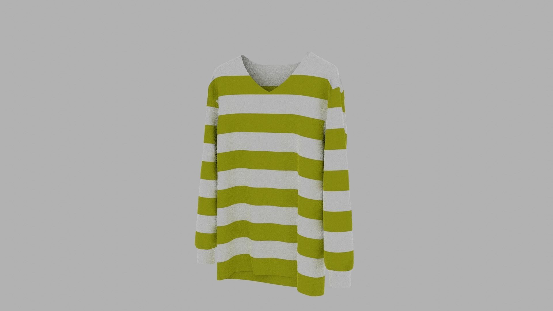 Sweater Clothing Low-poly 3D model_2