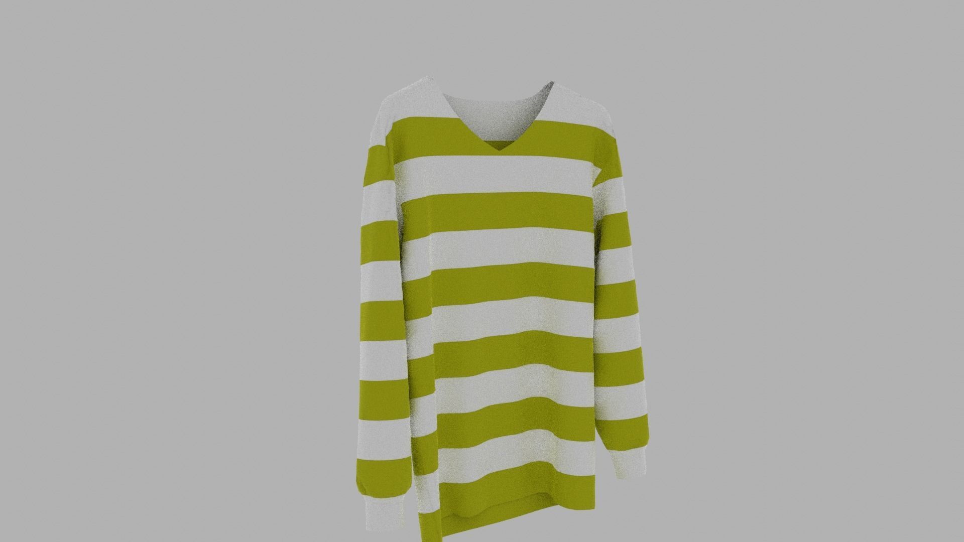 Sweater Clothing Low-poly 3D model_3
