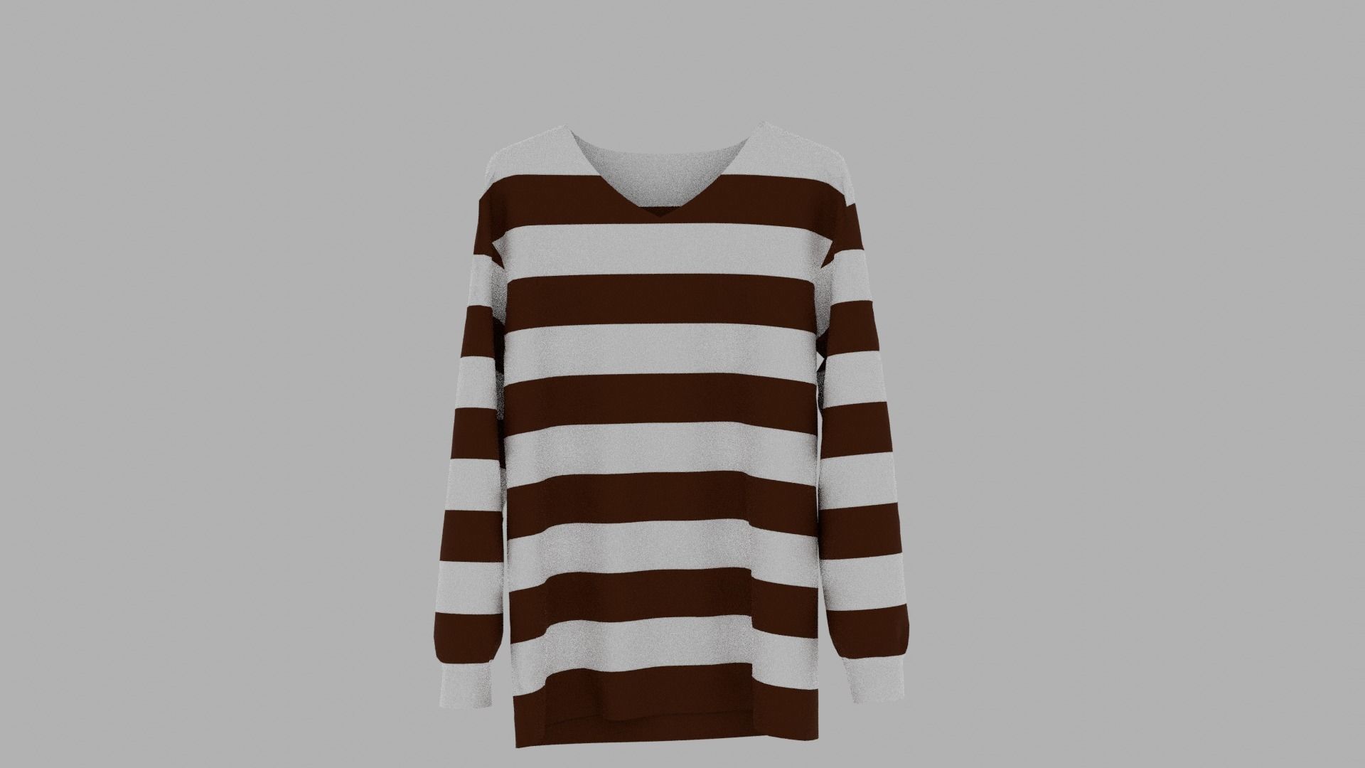 Sweater Clothing Low-poly 3D model_1