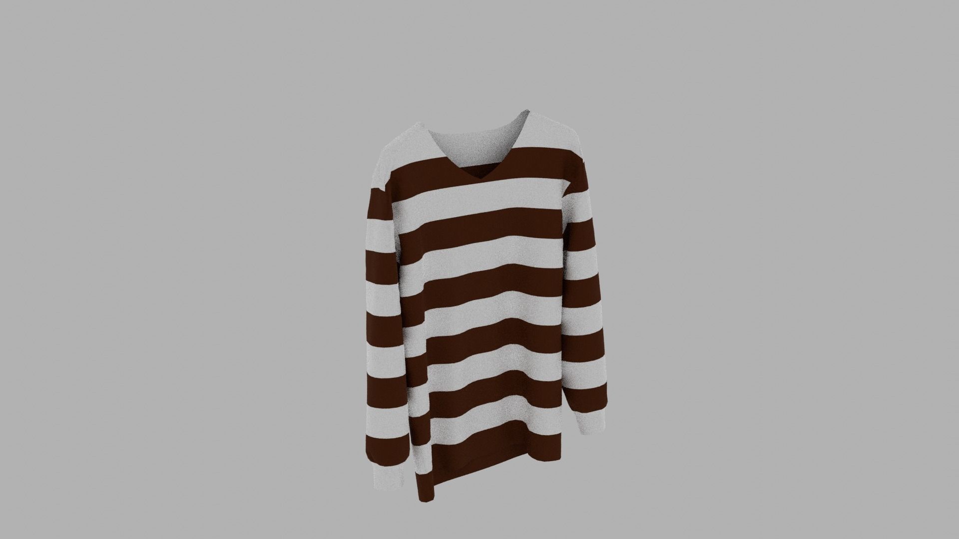 Sweater Clothing Low-poly 3D model_4