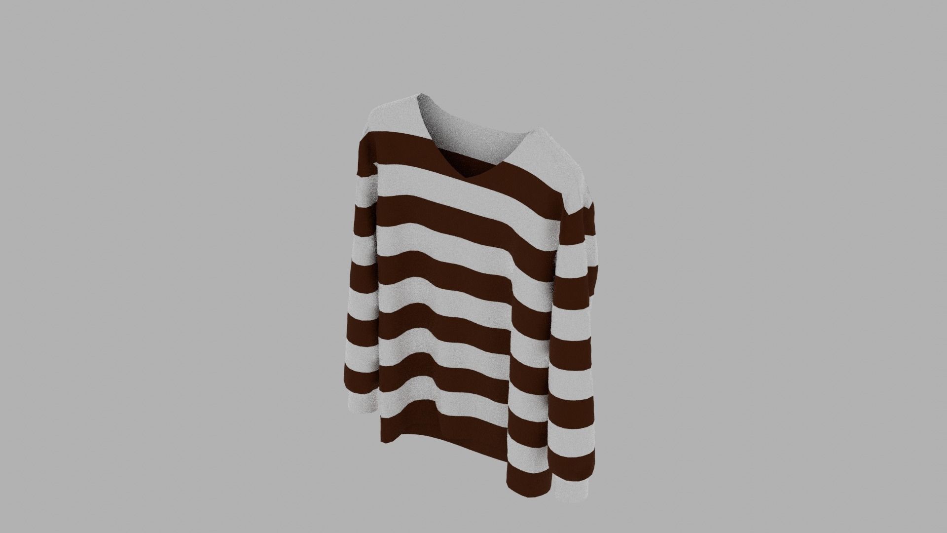 Sweater Clothing Low-poly 3D model_6