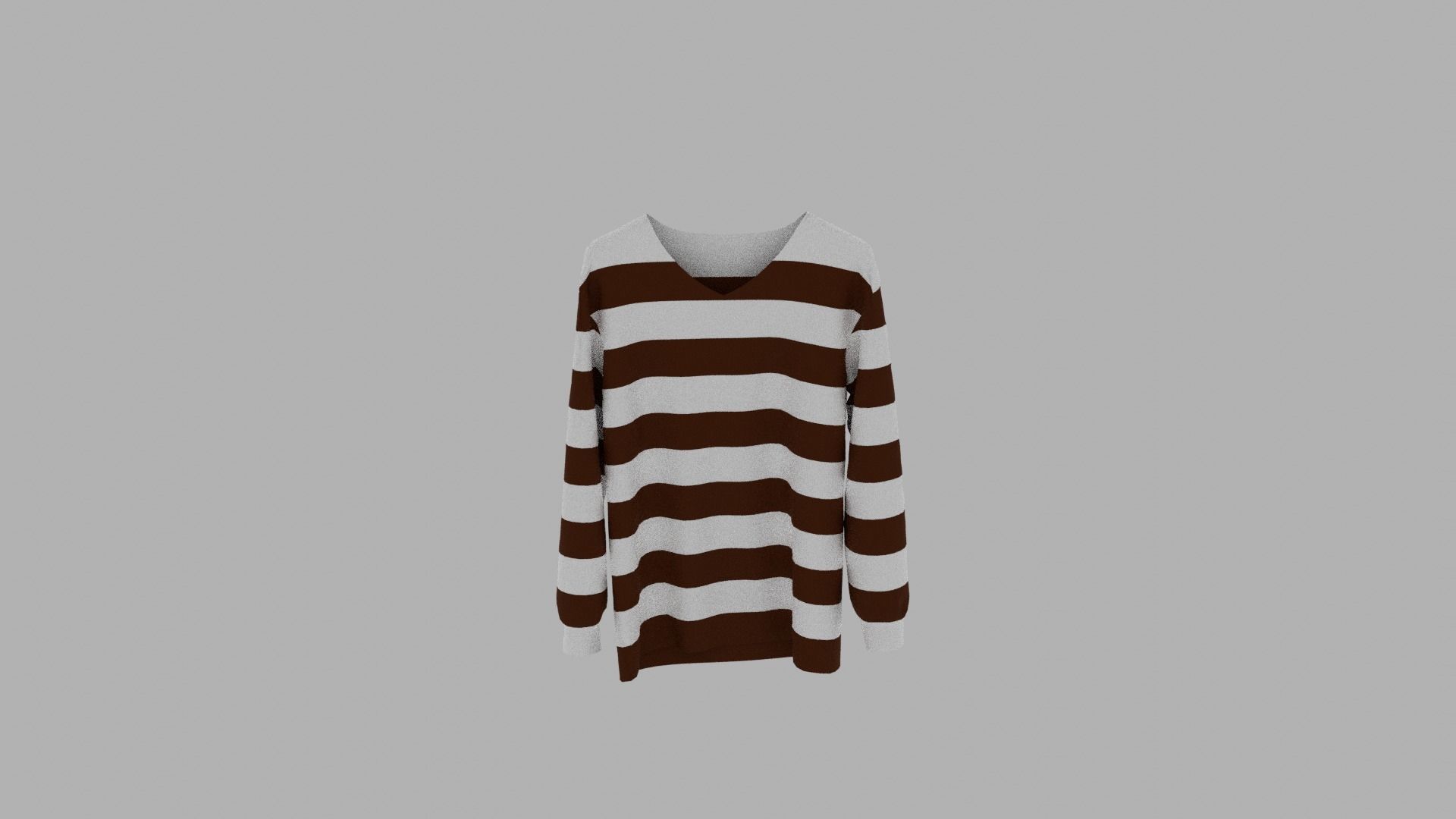 Sweater Clothing Low-poly 3D model_5