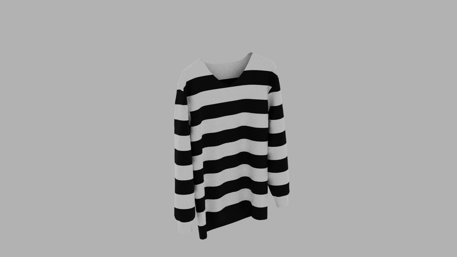Sweater Clothing Low-poly 3D model_4