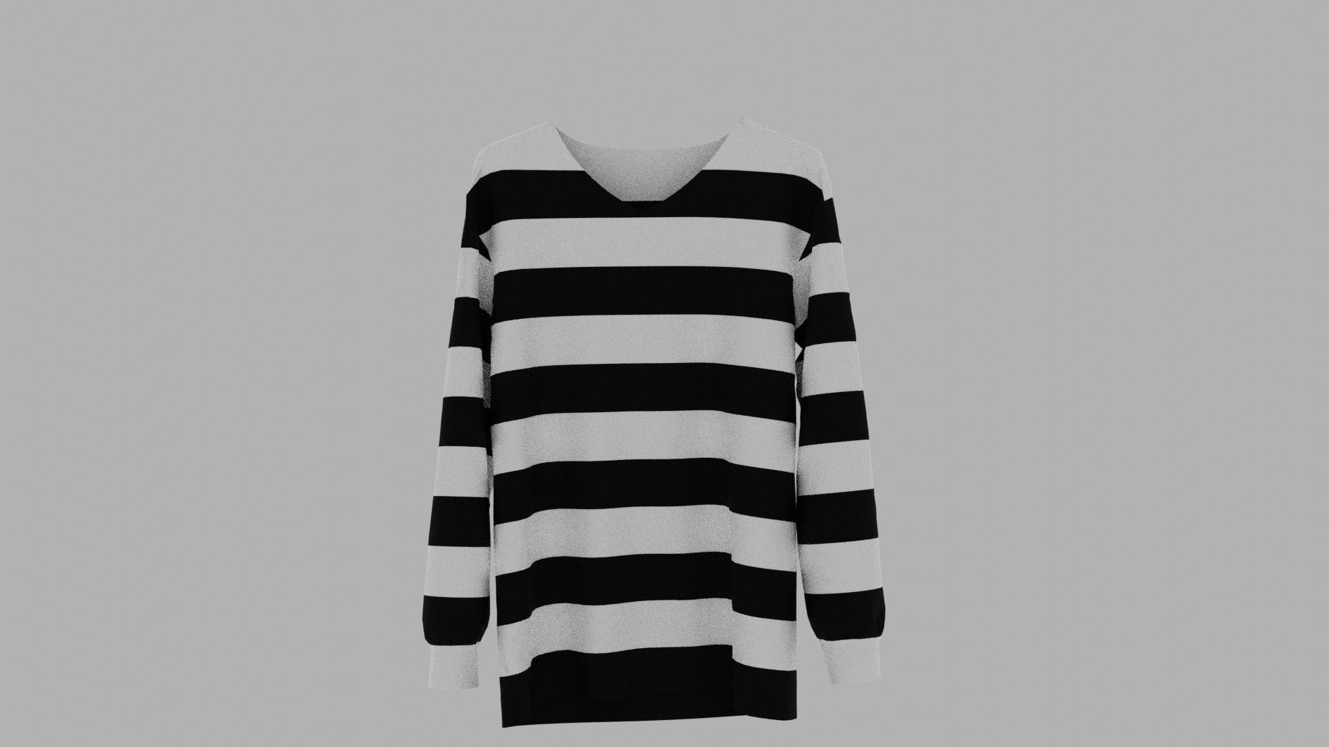 Sweater Clothing Low-poly 3D model_1