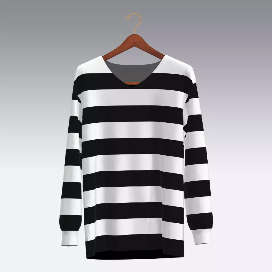 Sweater Clothing Low-poly 3D model_0