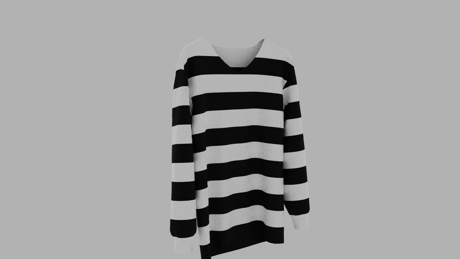 Sweater Clothing Low-poly 3D model_3