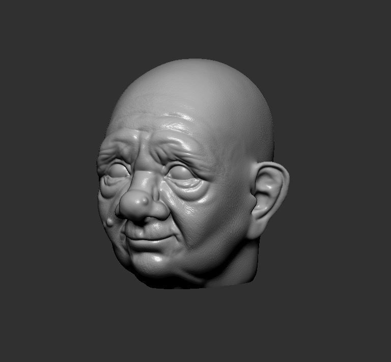 Head 66 3D print model_8
