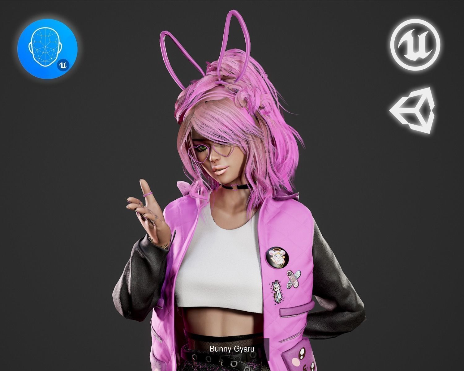 Cyberpunk Girls Pack 3D Model Collection_7