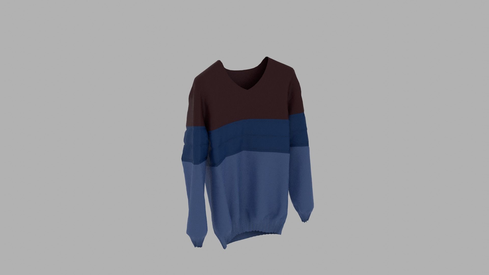Sweater Low-poly 3D model_4