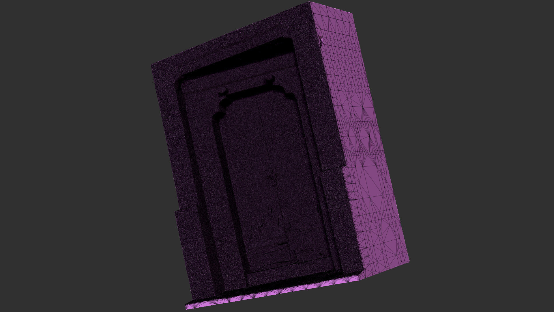 Chinese style rural house gate 3d scan 3D model_27