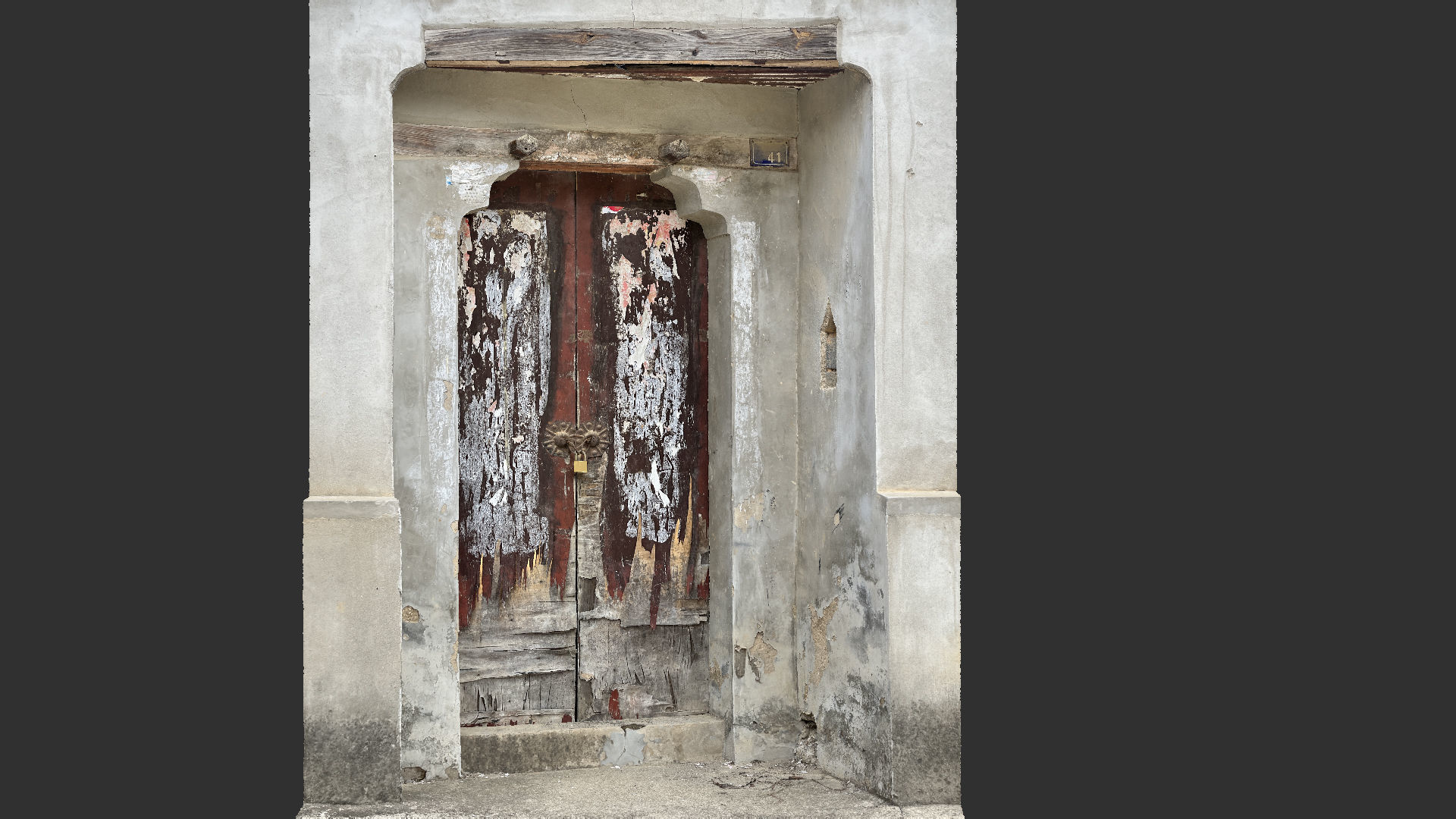 Chinese style rural house gate 3d scan 3D model_5