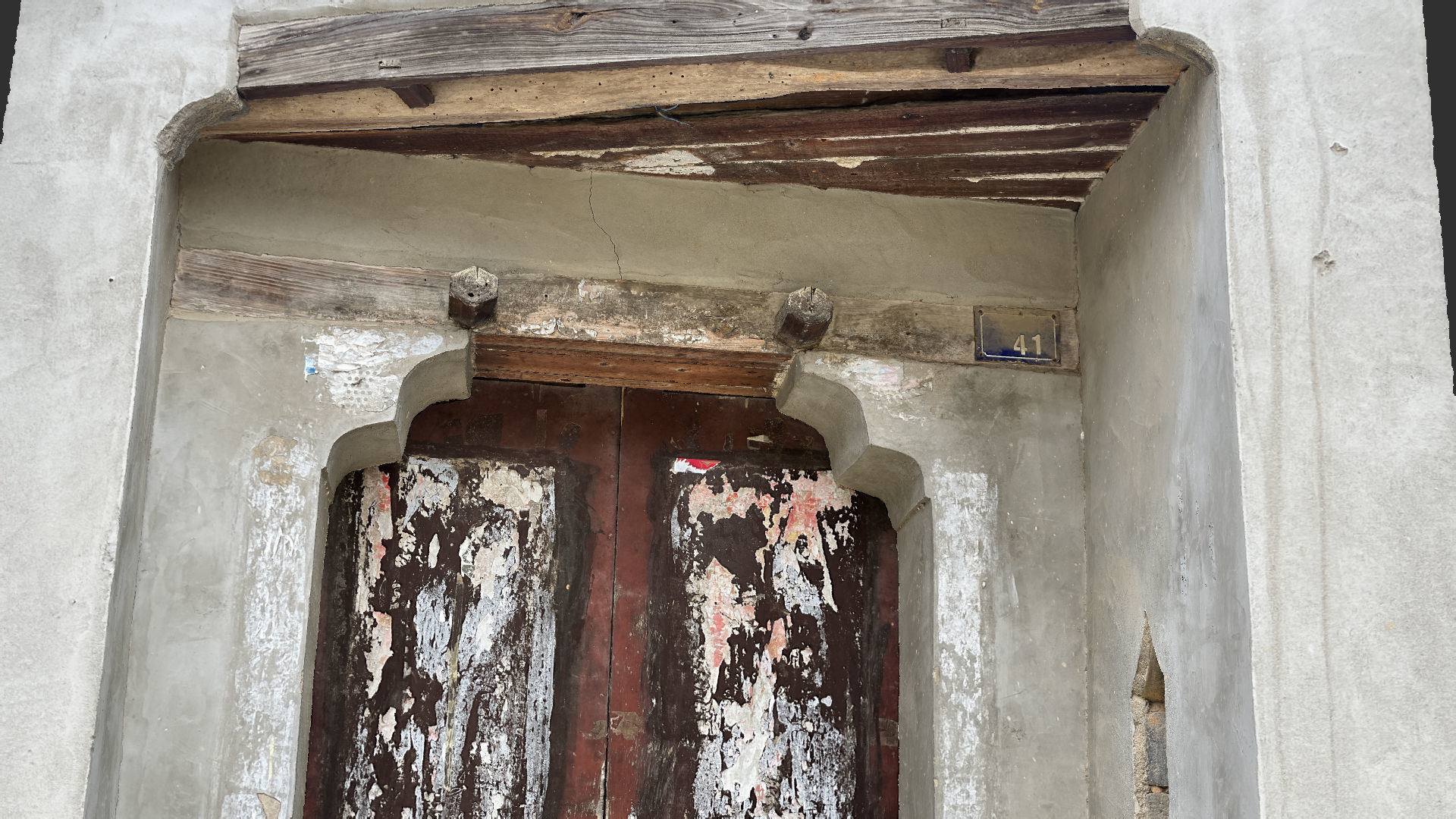 Chinese style rural house gate 3d scan 3D model_16