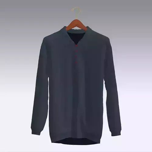 Sweater polo shirt mockup