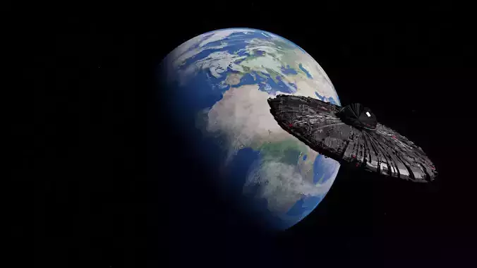 Classic UFO Model - 3D model