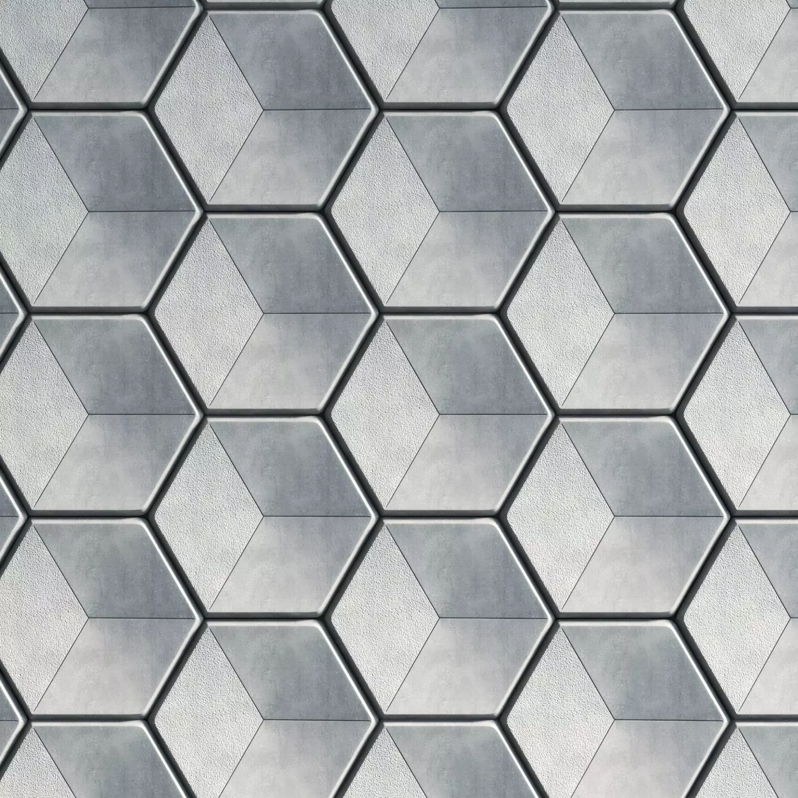 Stone Wall Tile Cladding 3D model_0