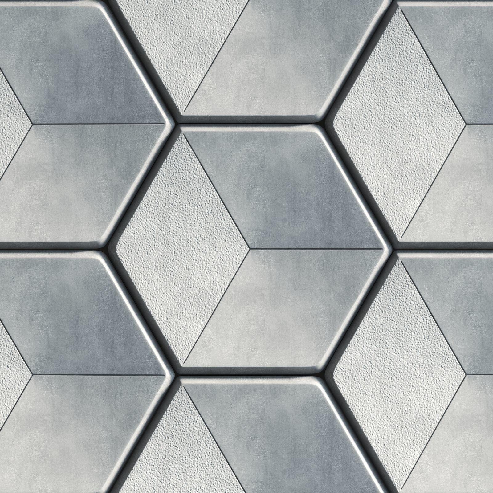 Stone Wall Tile Cladding 3D model_1