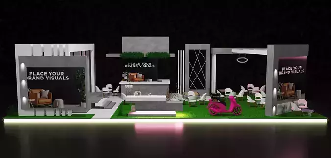 Exhibition Booth Lounge Design