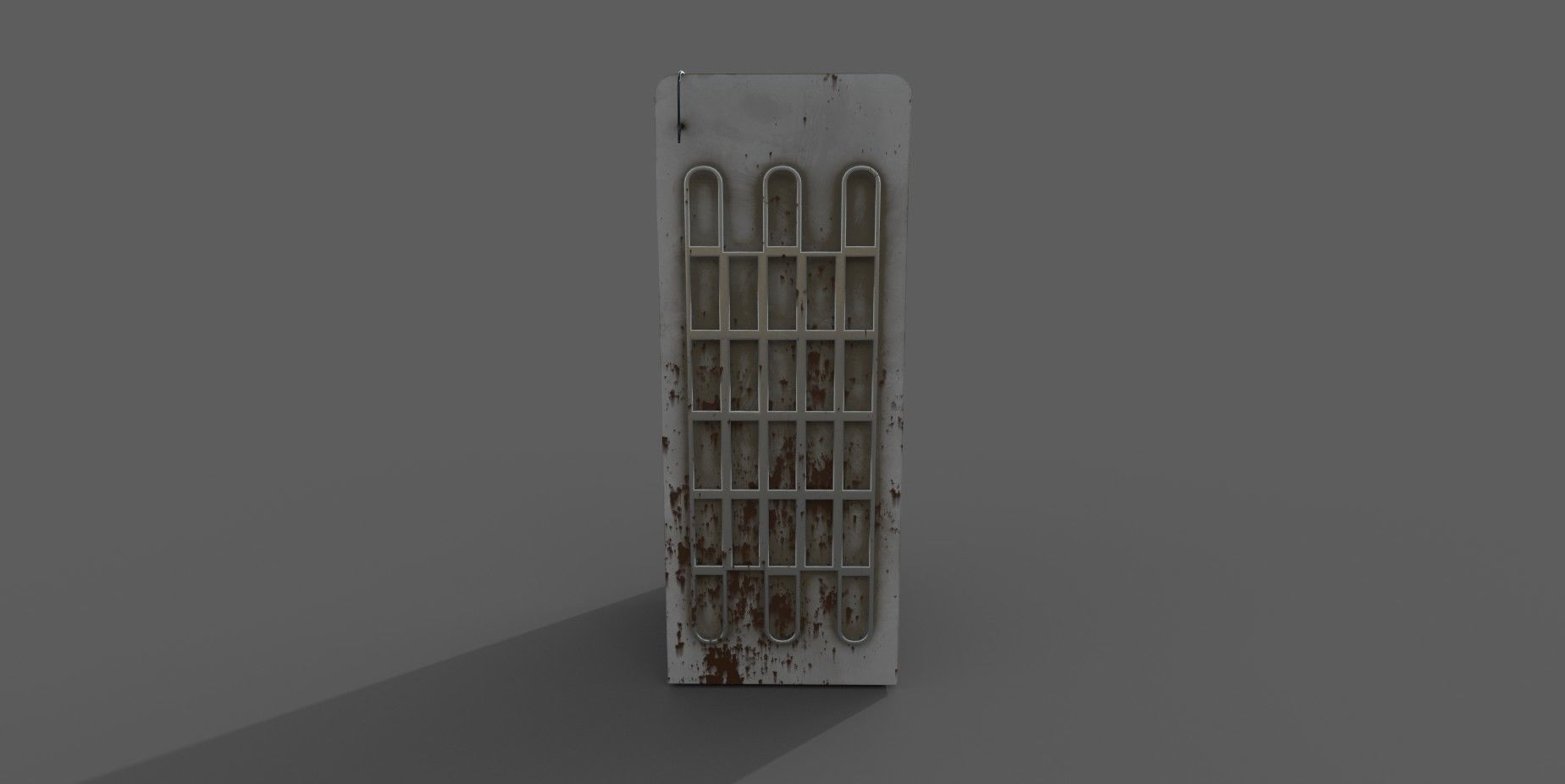 Older Fridge Refrigator 3D Model Game Ready Wtih Blender Low-poly 3D model_3