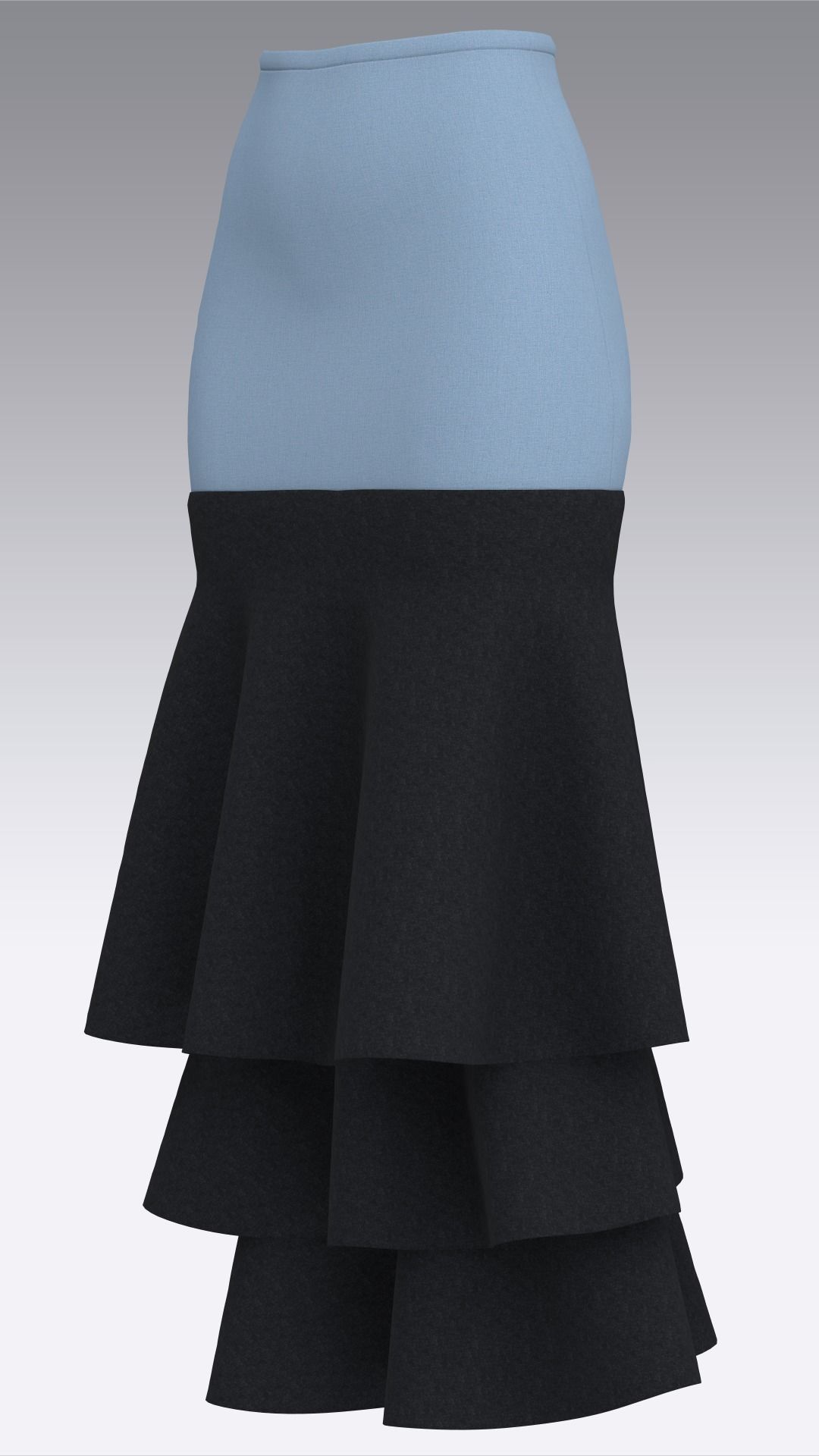 Skirt Outfits MD CLO 3D zprj project files 3D model_29