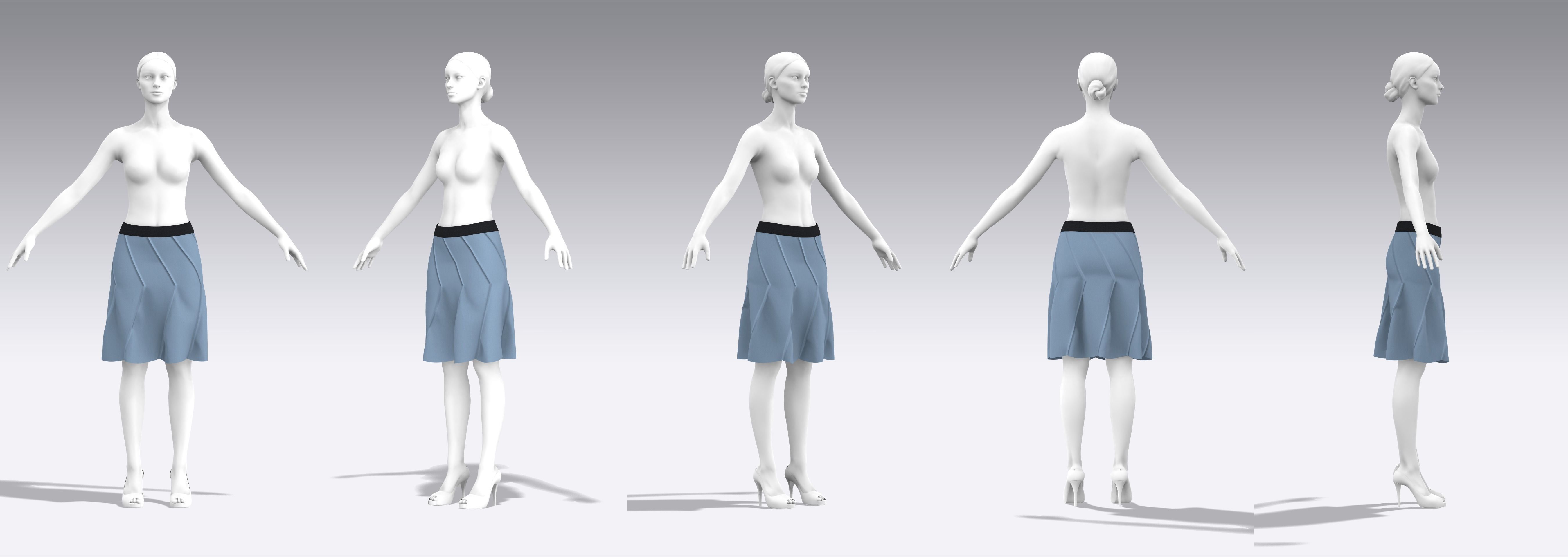 Skirt Outfits MD CLO 3D zprj project files 3D model_16