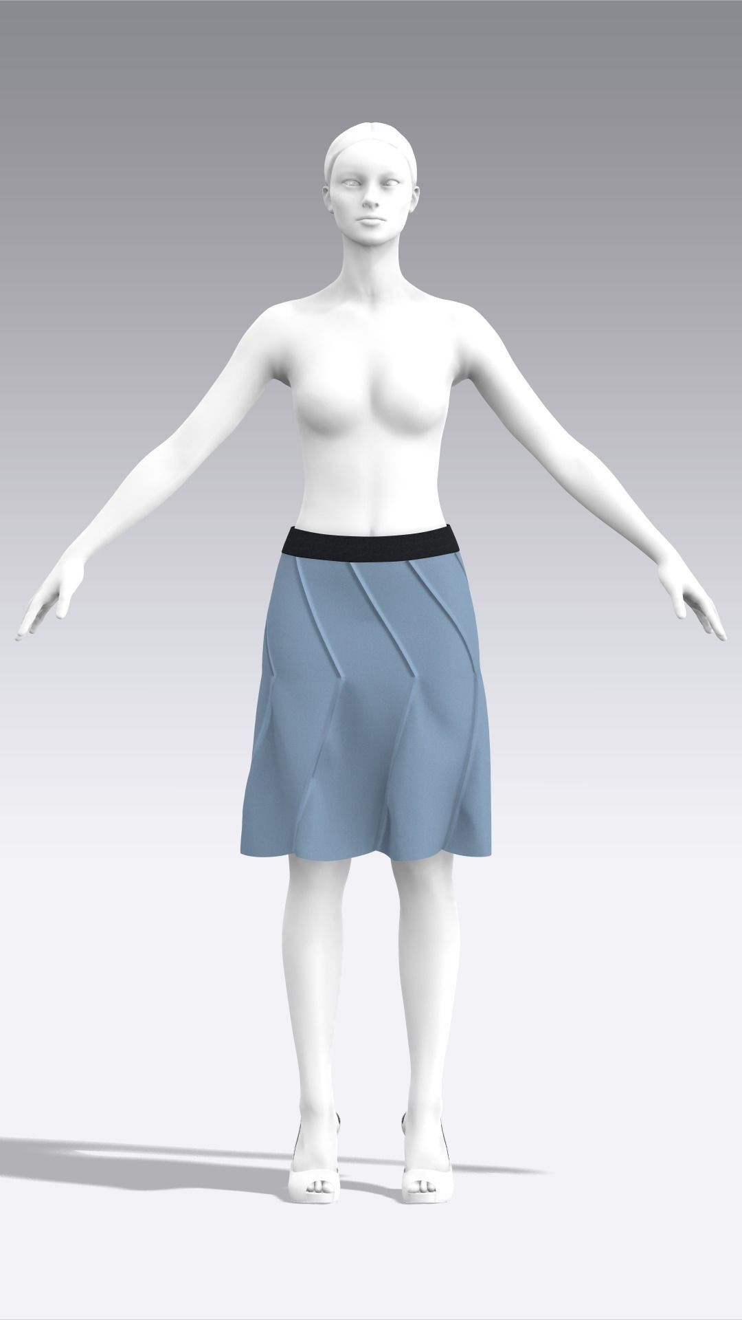 Skirt Outfits MD CLO 3D zprj project files 3D model_71