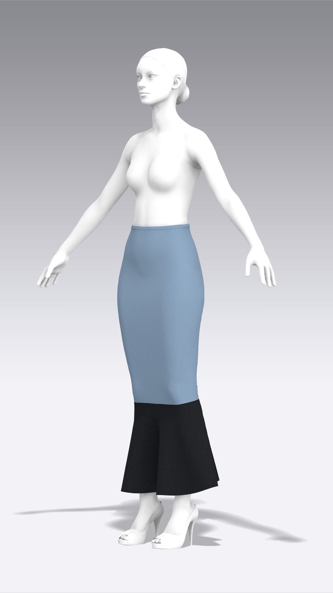 Skirt Outfits MD CLO 3D zprj project files 3D model_94