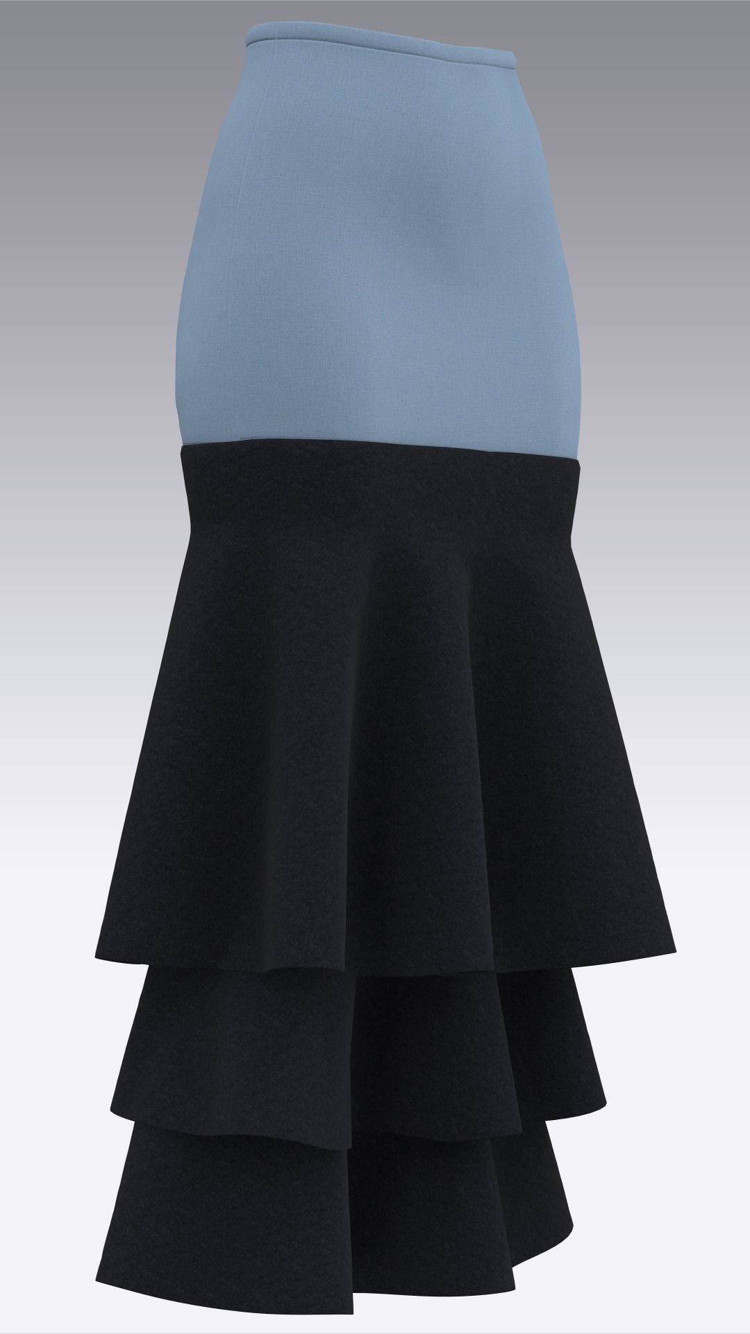 Skirt Outfits MD CLO 3D zprj project files 3D model_27