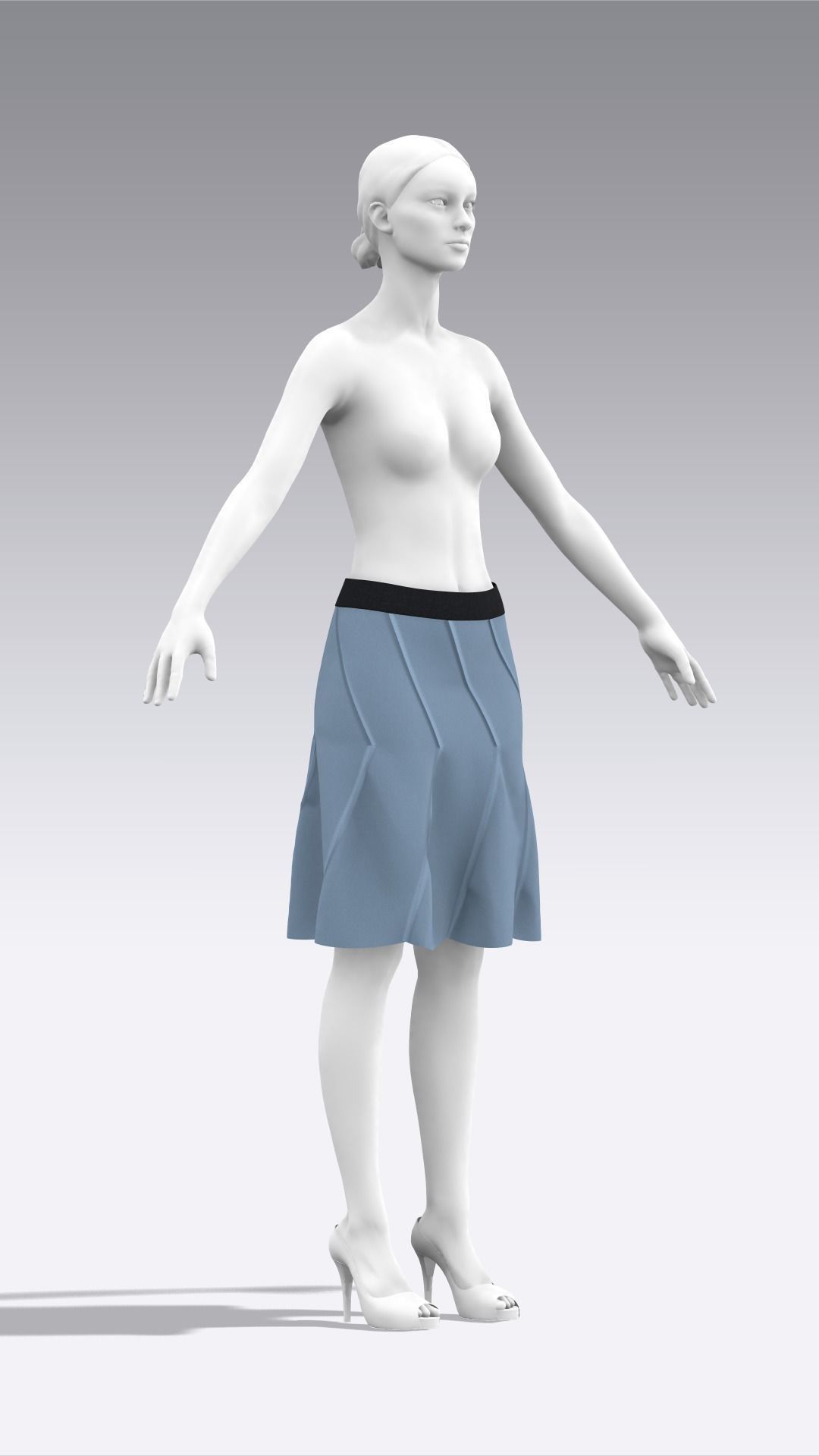 Skirt Outfits MD CLO 3D zprj project files 3D model_83