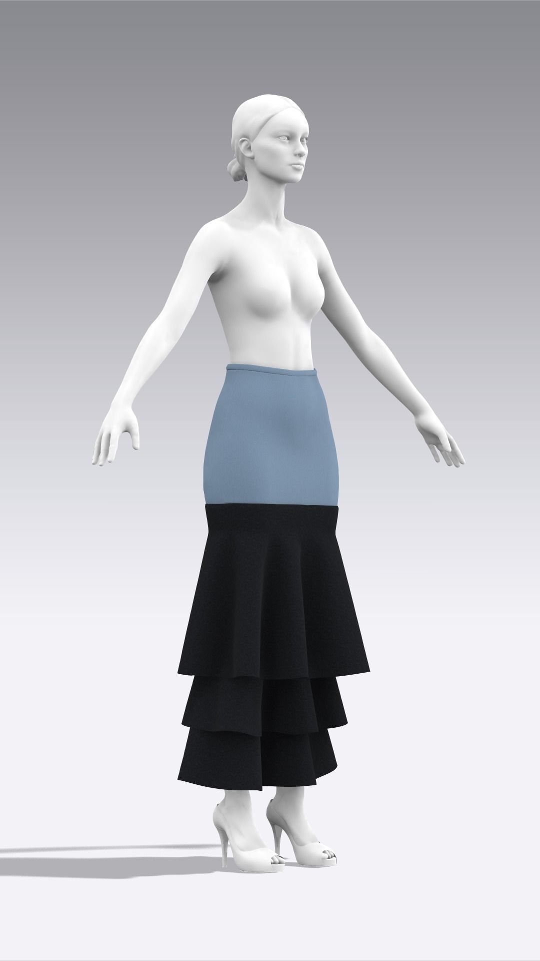 Skirt Outfits MD CLO 3D zprj project files 3D model_75
