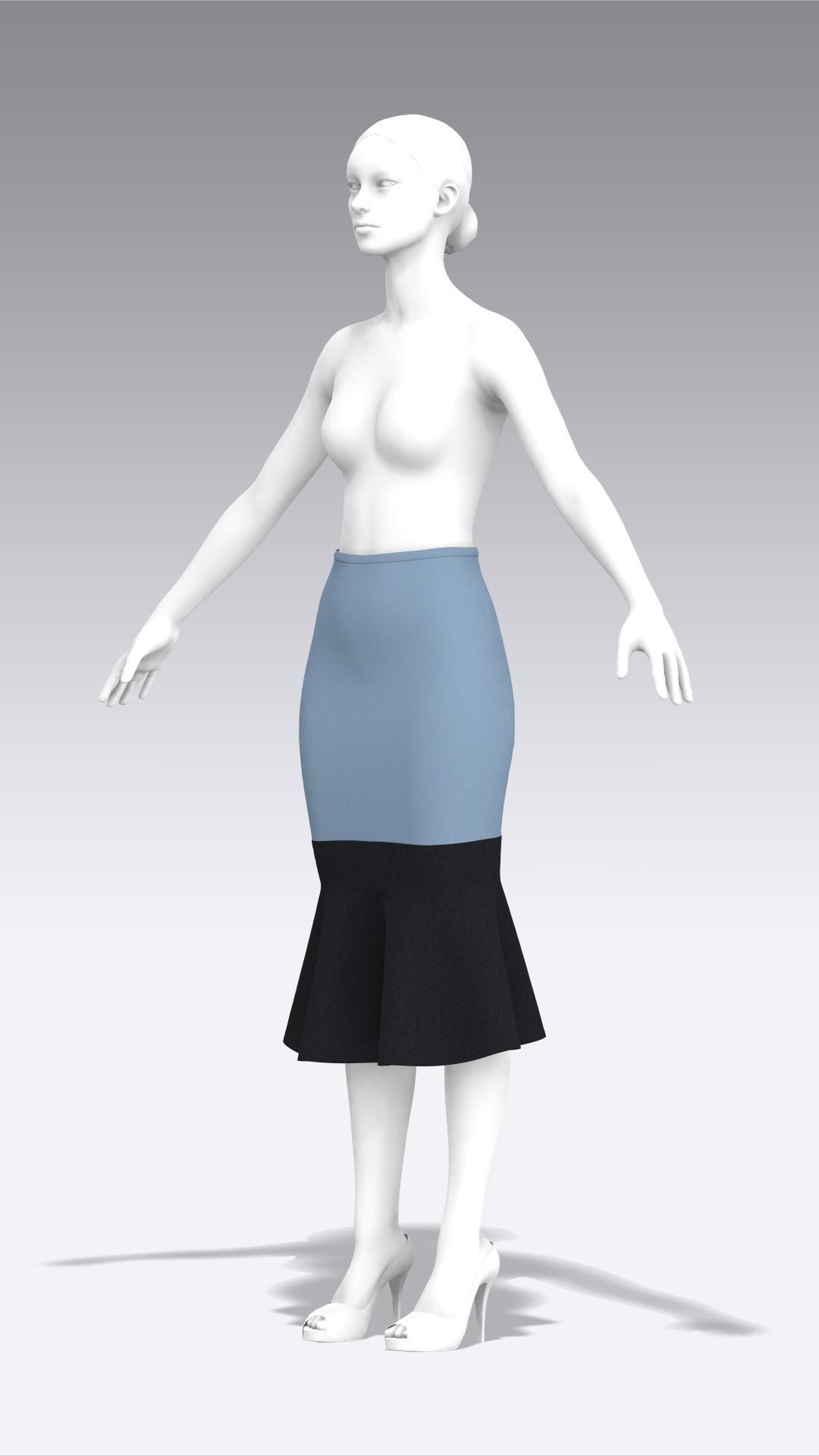 Skirt Outfits MD CLO 3D zprj project files 3D model_80