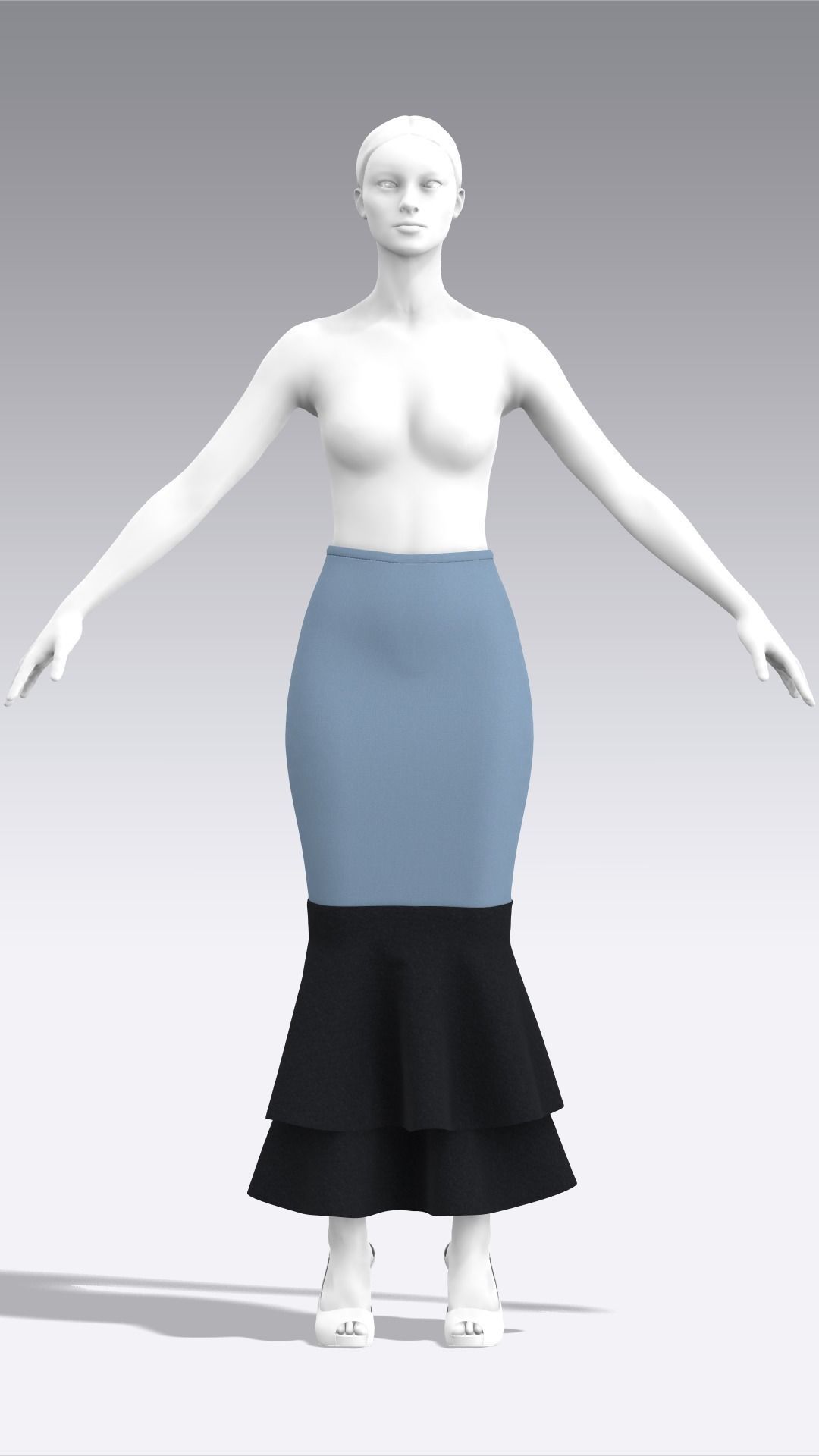 Skirt Outfits MD CLO 3D zprj project files 3D model_88
