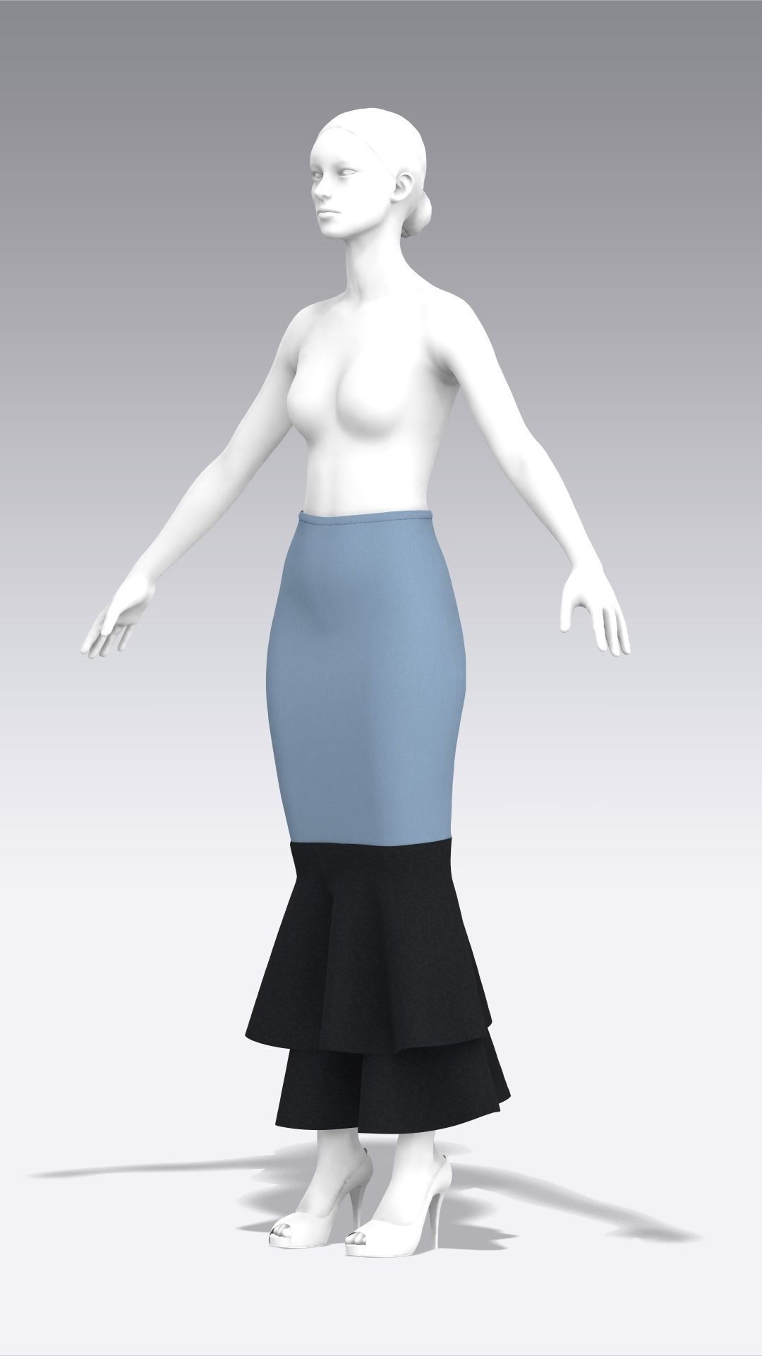 Skirt Outfits MD CLO 3D zprj project files 3D model_81