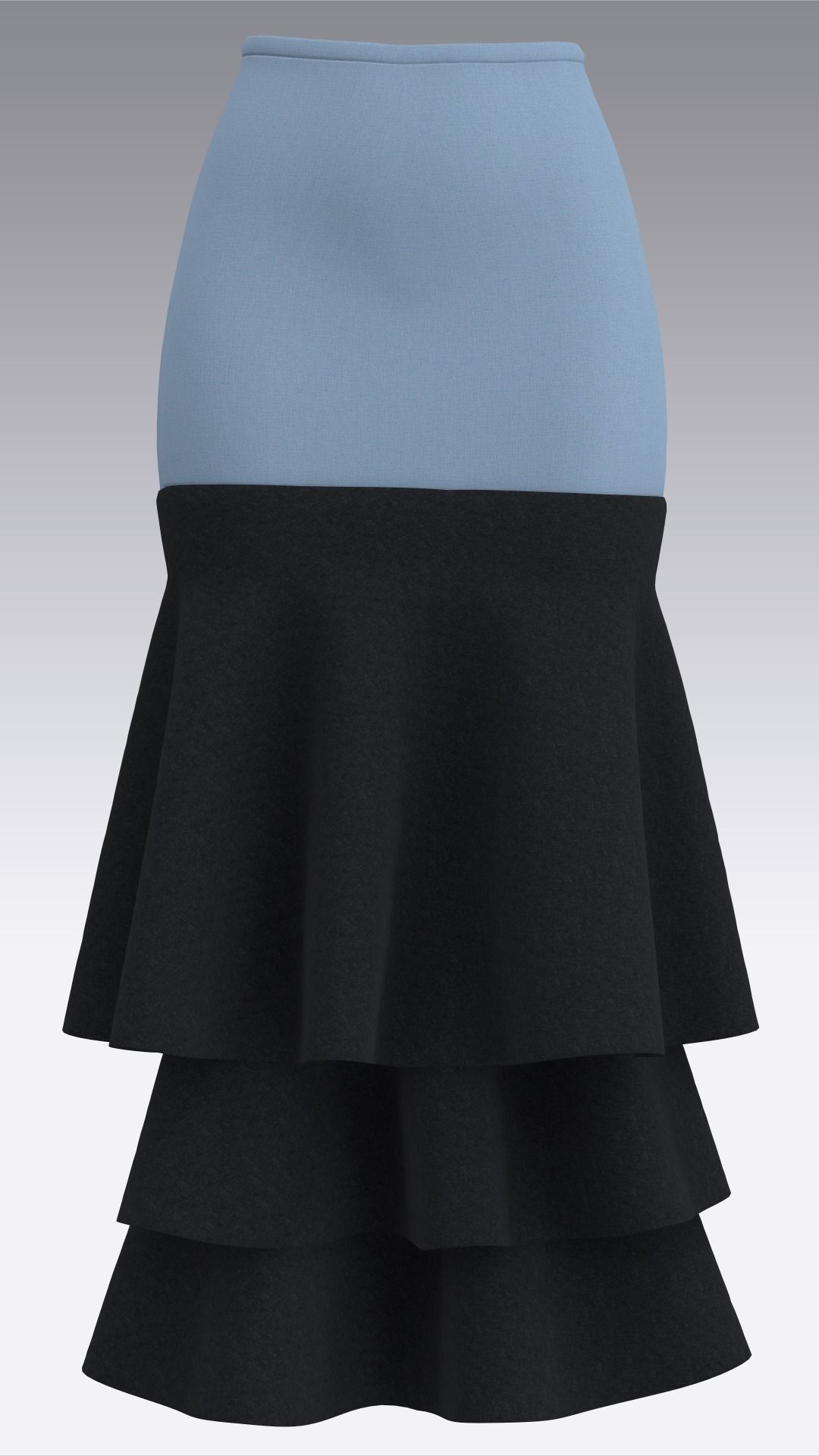 Skirt Outfits MD CLO 3D zprj project files 3D model_37