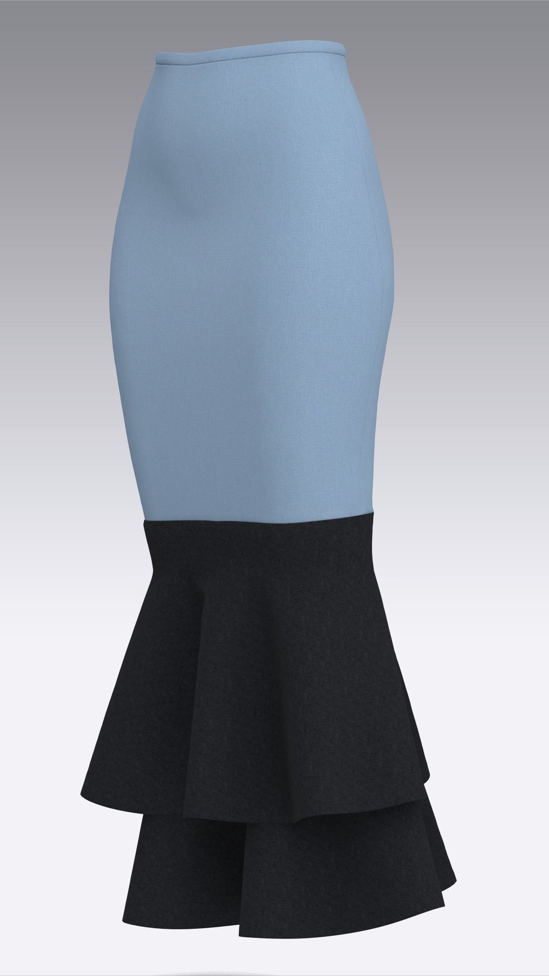 Skirt Outfits MD CLO 3D zprj project files 3D model_38