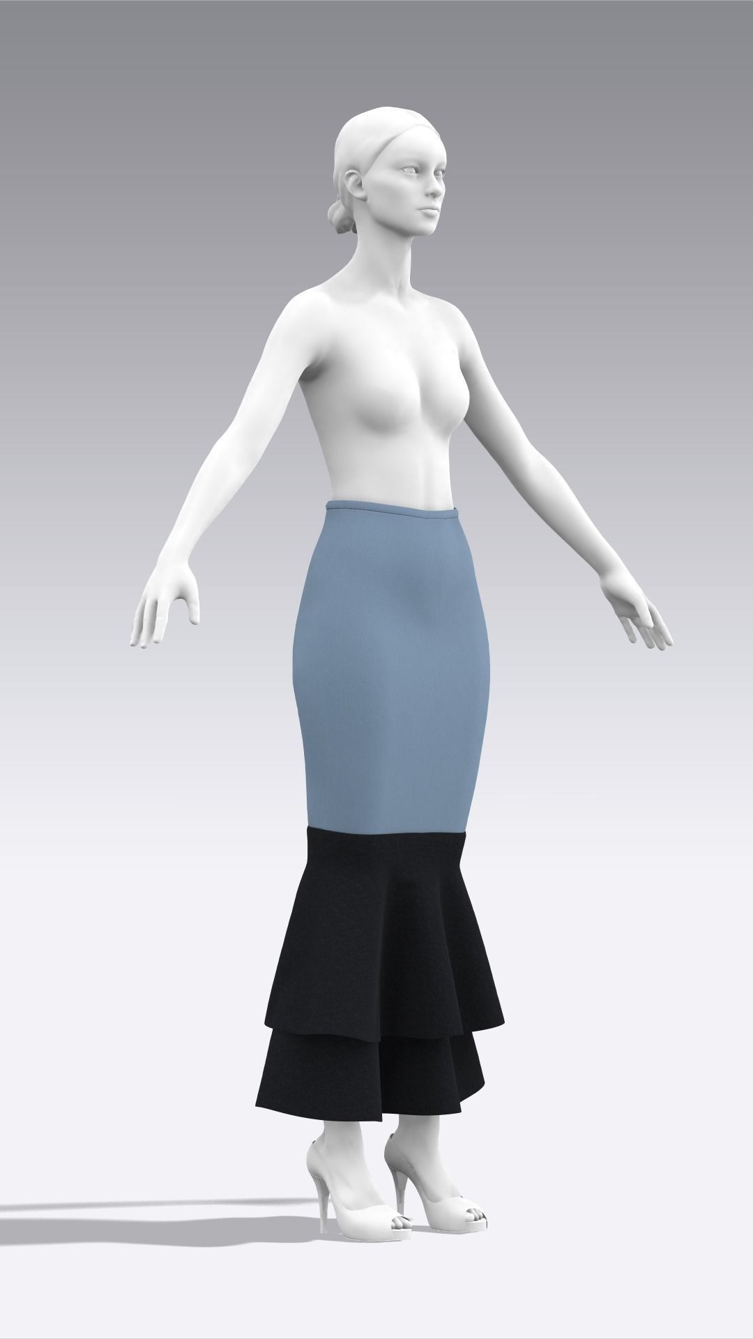 Skirt Outfits MD CLO 3D zprj project files 3D model_86