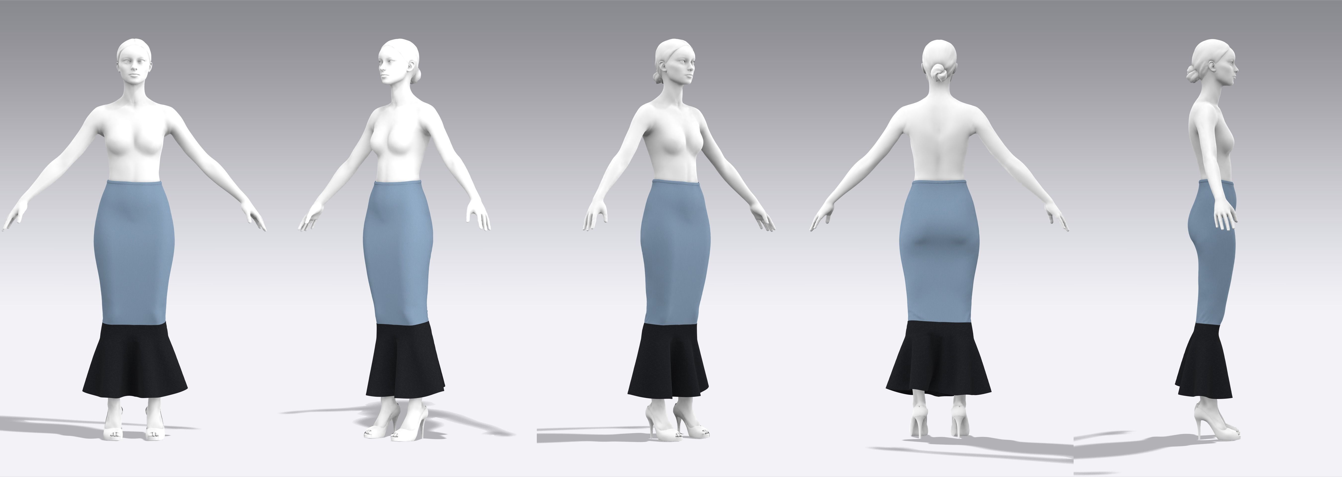 Skirt Outfits MD CLO 3D zprj project files 3D model_18