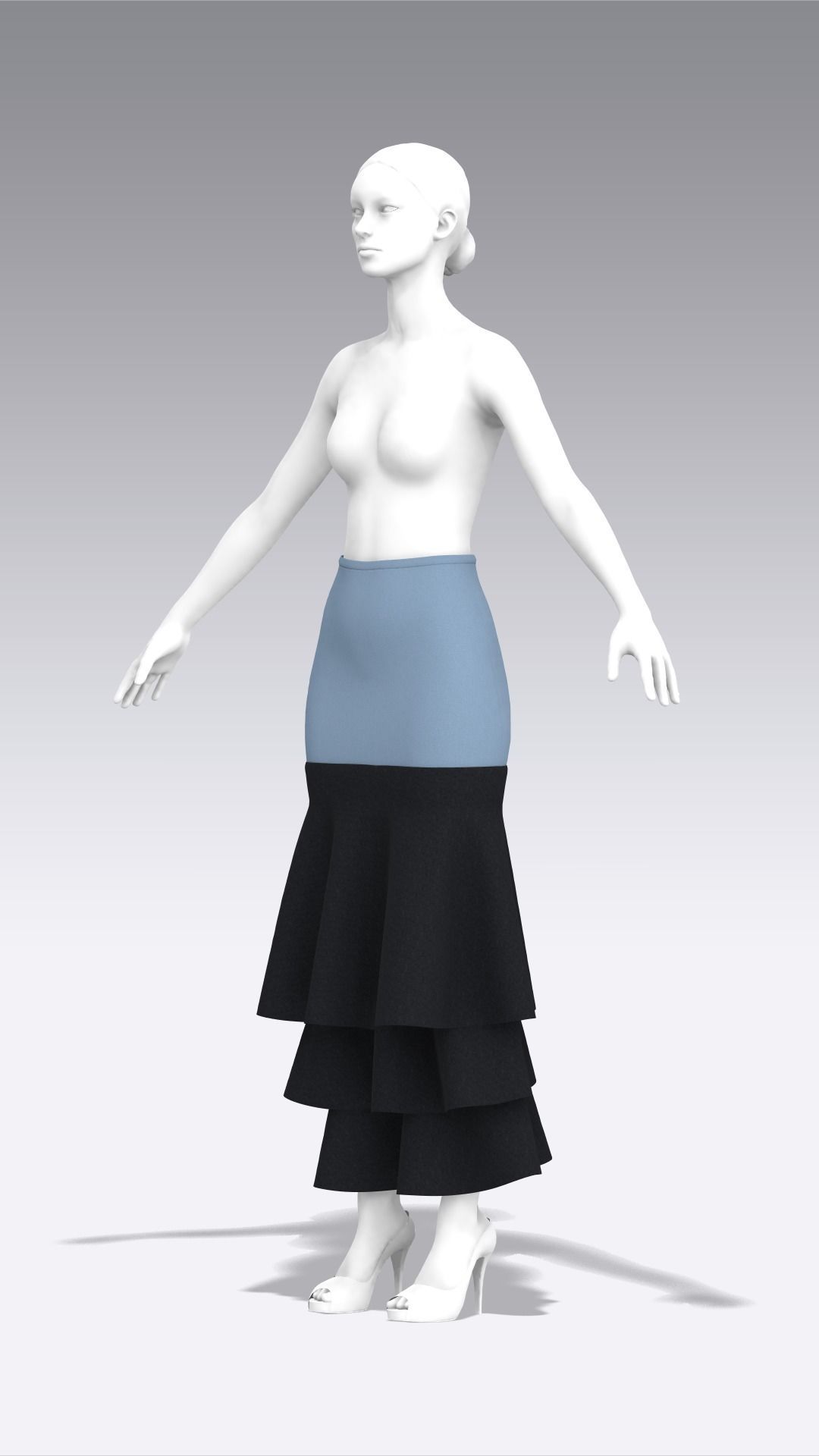 Skirt Outfits MD CLO 3D zprj project files 3D model_87