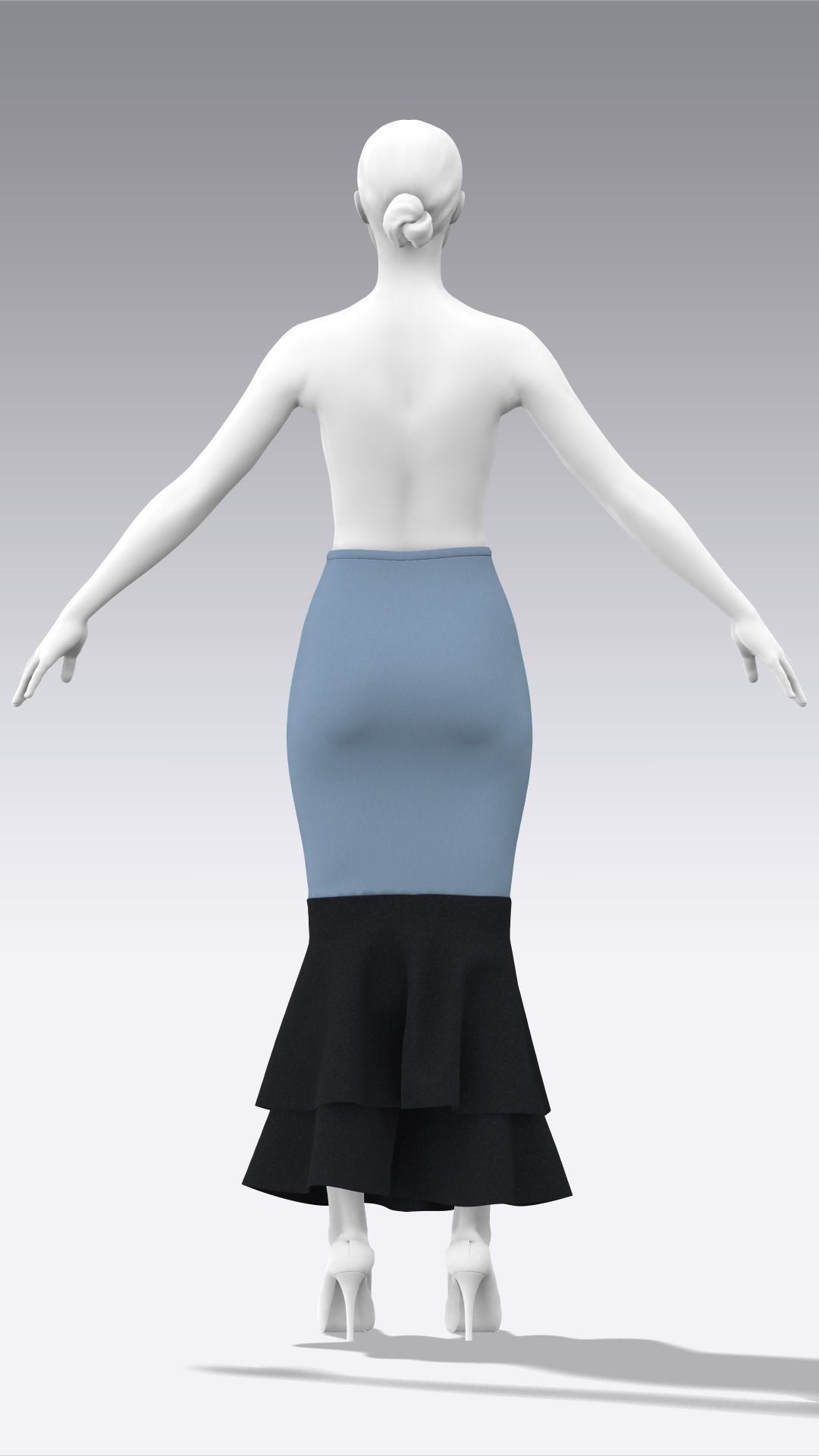 Skirt Outfits MD CLO 3D zprj project files 3D model_90