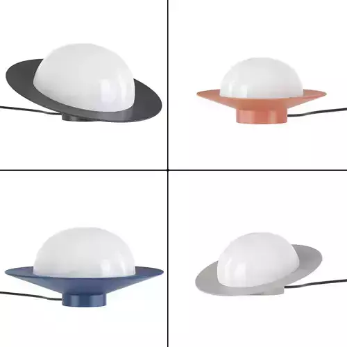 Table lamps from Ago ALLEY Table series with 4 versions 3D model