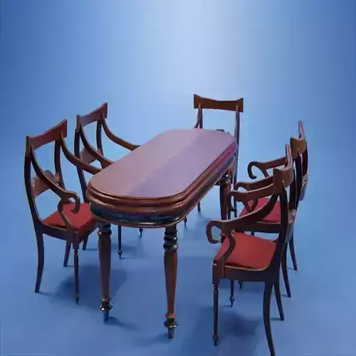 Set Wooden Furniture 3