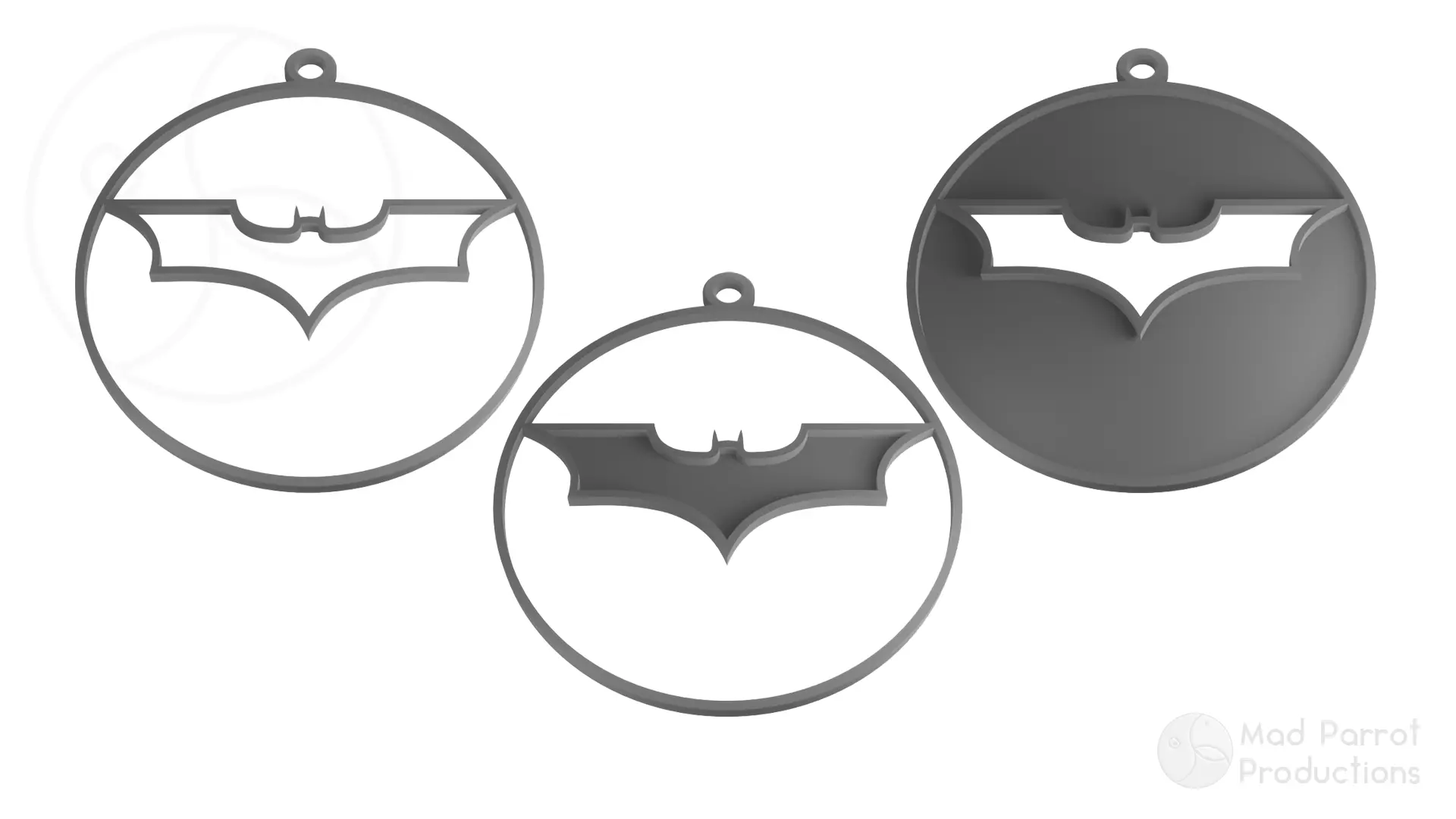 Dark Knight Christmas Decorations 3D print model_0