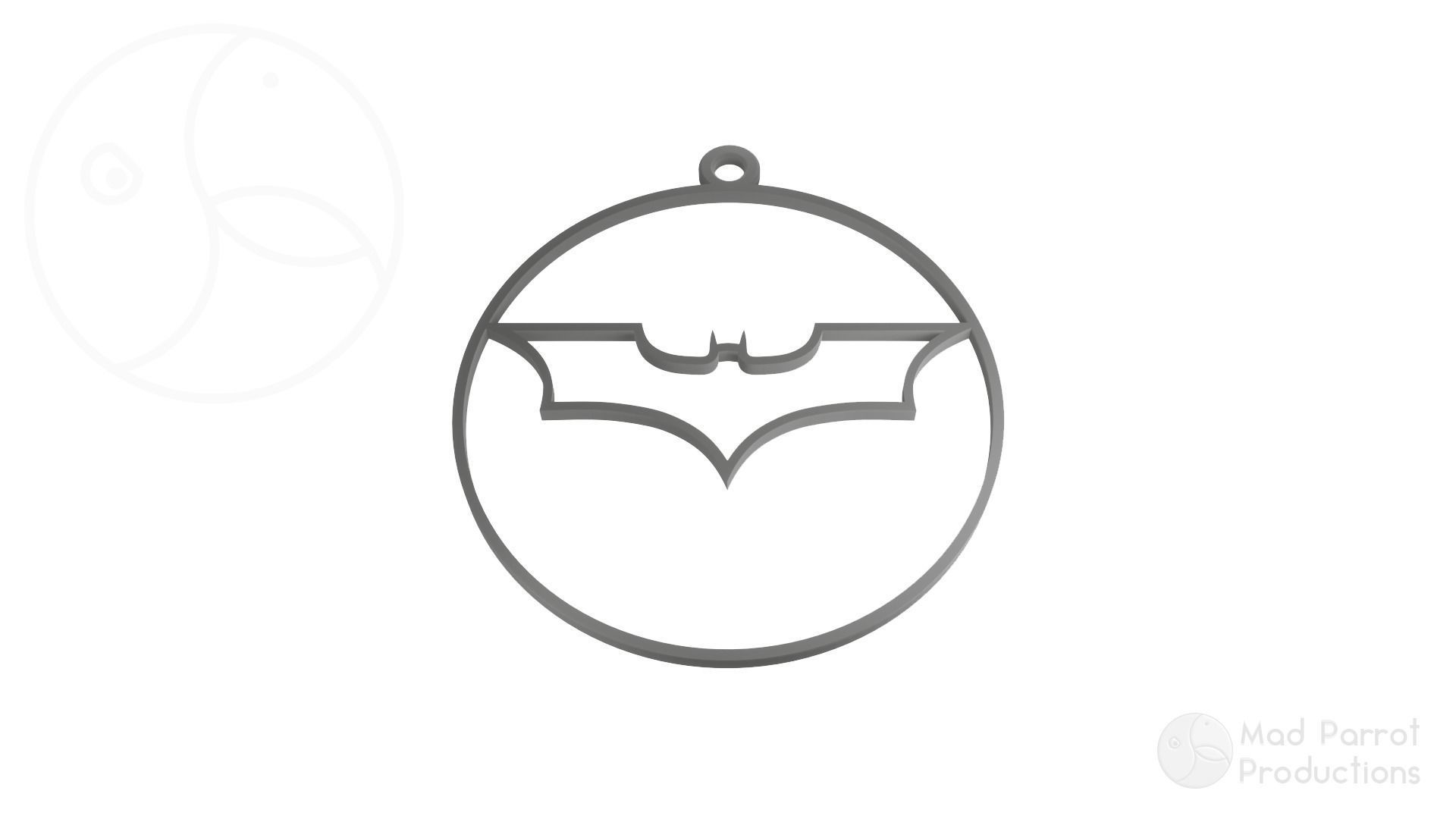 Dark Knight Christmas Decorations 3D print model_3